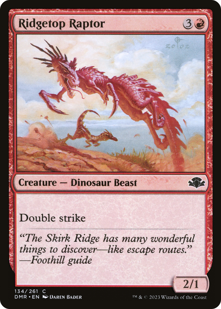 Ridgetop Raptor (DMR-134) [Dominaria Remastered]