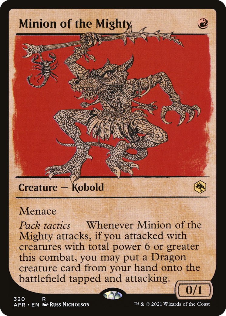 Minion of the Mighty (Showcase) (AFR-320) [Adventures in the Forgotten Realms]