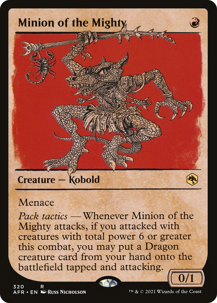 Minion of the Mighty (AFR-320) [Adventures in the Forgotten Realms]: (Showcase)