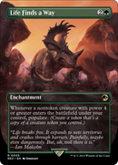 Life Finds a Way (REX-005) [Jurassic World Collection] (Borderless) Foil