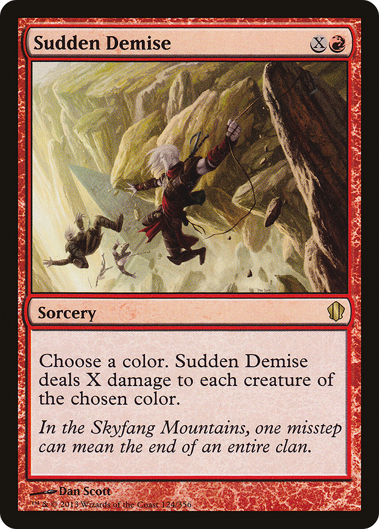 Sudden Demise (C13-124) [Commander 2013]