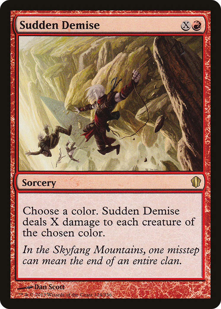 Sudden Demise (C13-124) [Commander 2013]