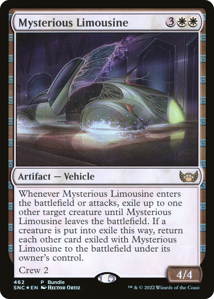 Mysterious Limousine (SNC Bundle) (UMP-462) [Streets of New Capenna] Foil