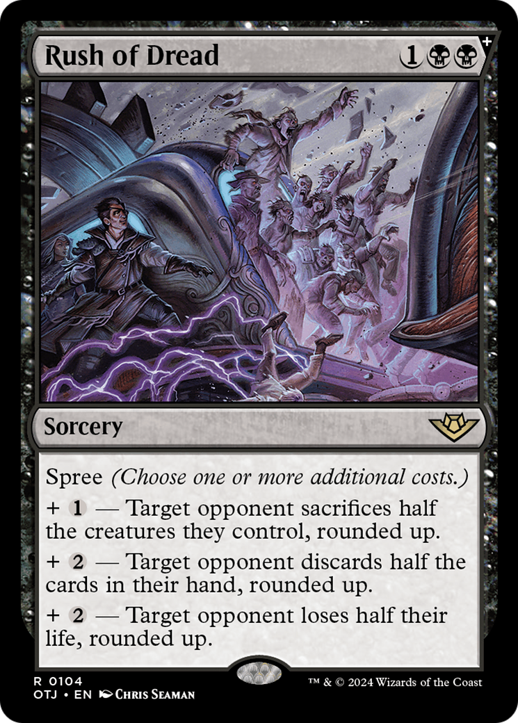 Rush of Dread (OTJ-104) [Outlaws of Thunder Junction]: (spree)