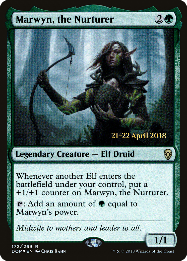 Marwyn, the Nurturer (PRE-172S) [Dominaria Promos] Foil