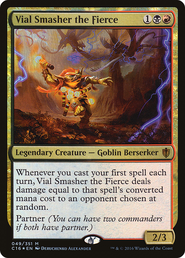 Vial Smasher the Fierce (C16-049) [Commander 2016] Foil