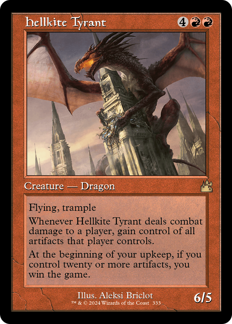Hellkite Tyrant (RVR-333) [Ravnica Remastered]