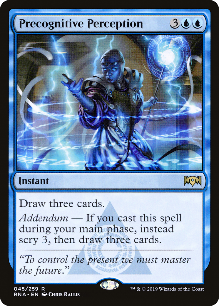 Precognitive Perception (RNA-045) [Ravnica Allegiance]