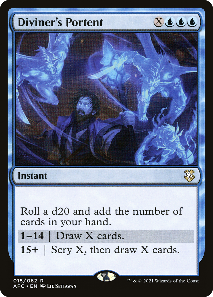Diviner's Portent (AFC-015) [Forgotten Realms Commander]