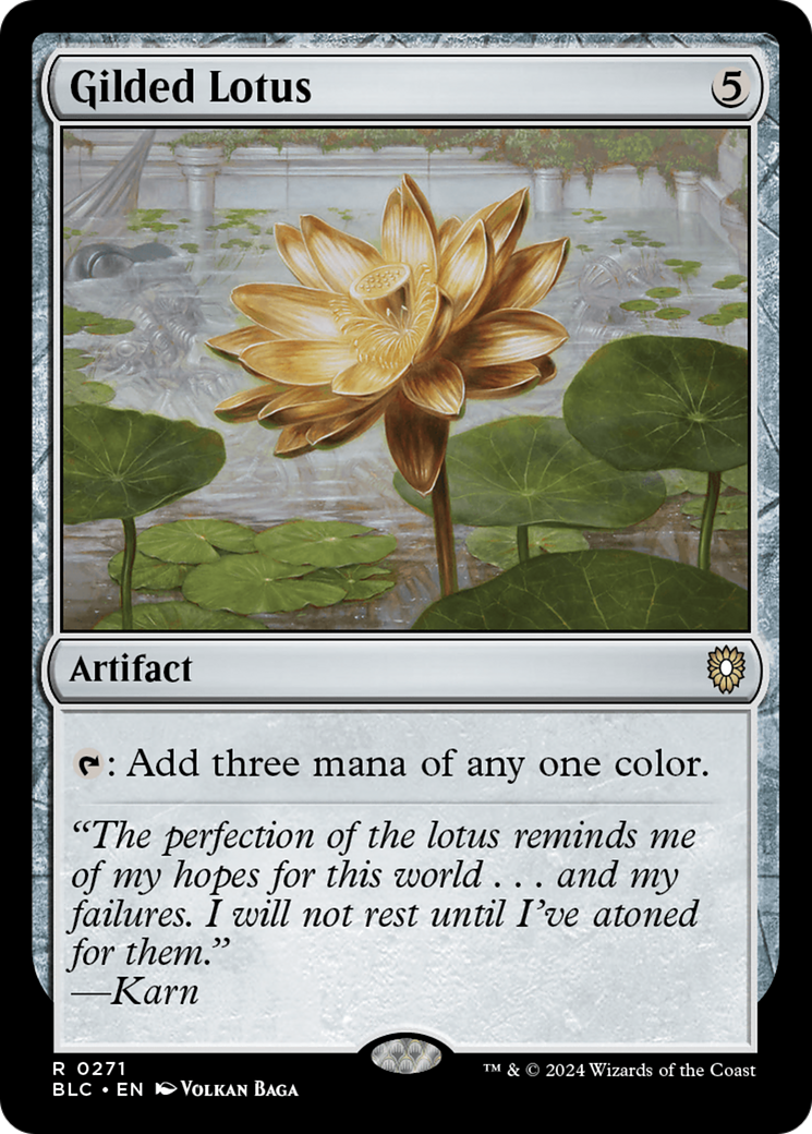 Gilded Lotus (BLC-271) [Bloomburrow Commander]