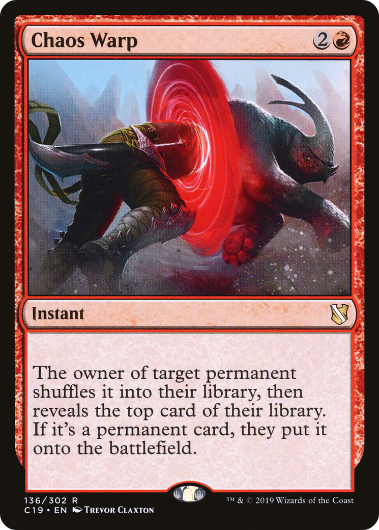 Chaos Warp (C19-136) [Commander 2019]