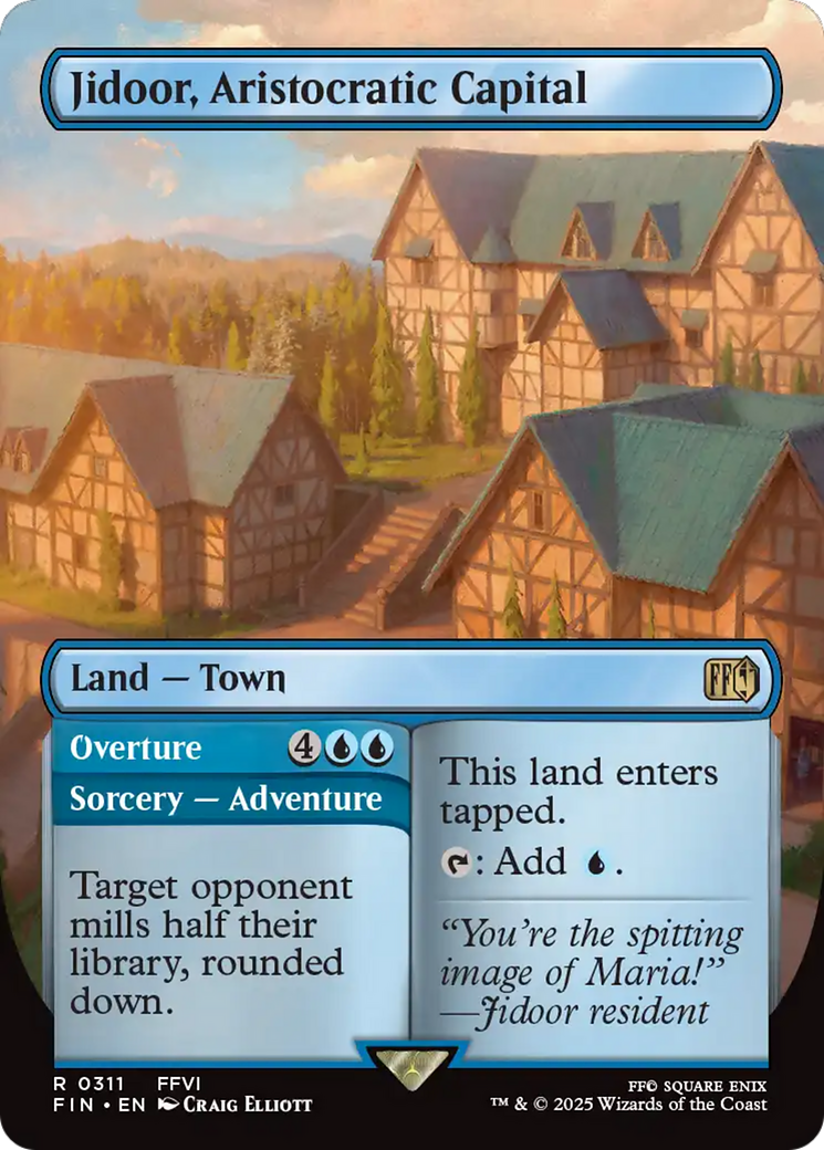 Jidoor, Aristocratic Capital (Borderless) (FIN-311) [FINAL FANTASY] (Borderless)