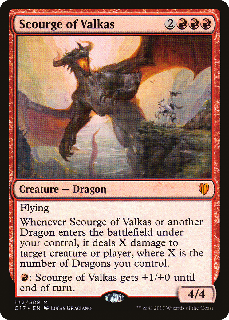 Scourge of Valkas (C17-142) [Commander 2017]