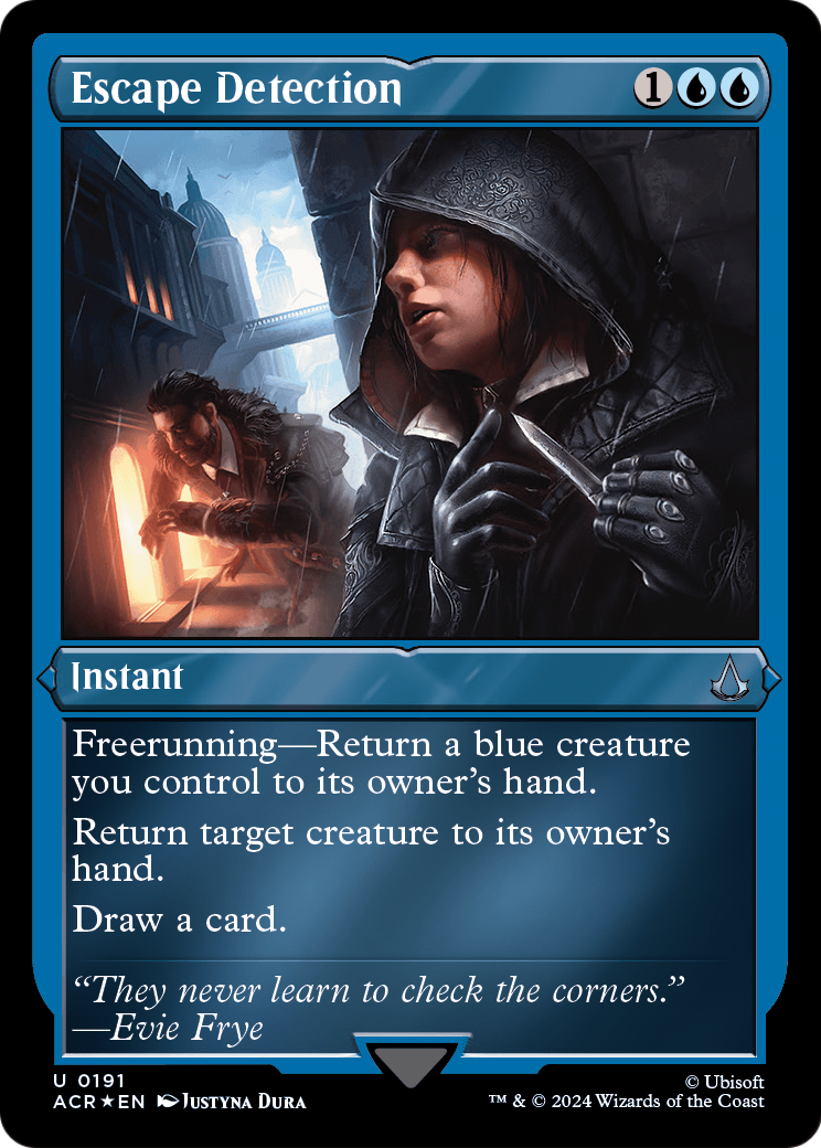 Escape Detection (Foil Etched) (ACR-191) [Assassin's Creed] Foil