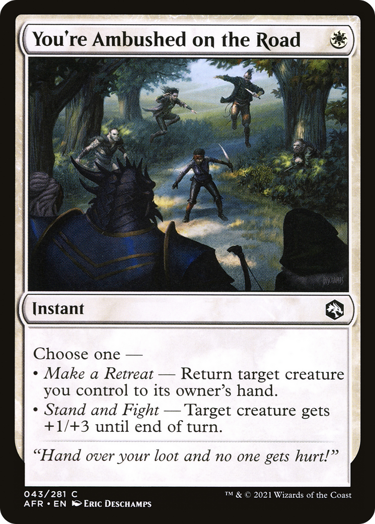 You're Ambushed on the Road (AFR-043) [Adventures in the Forgotten Realms]