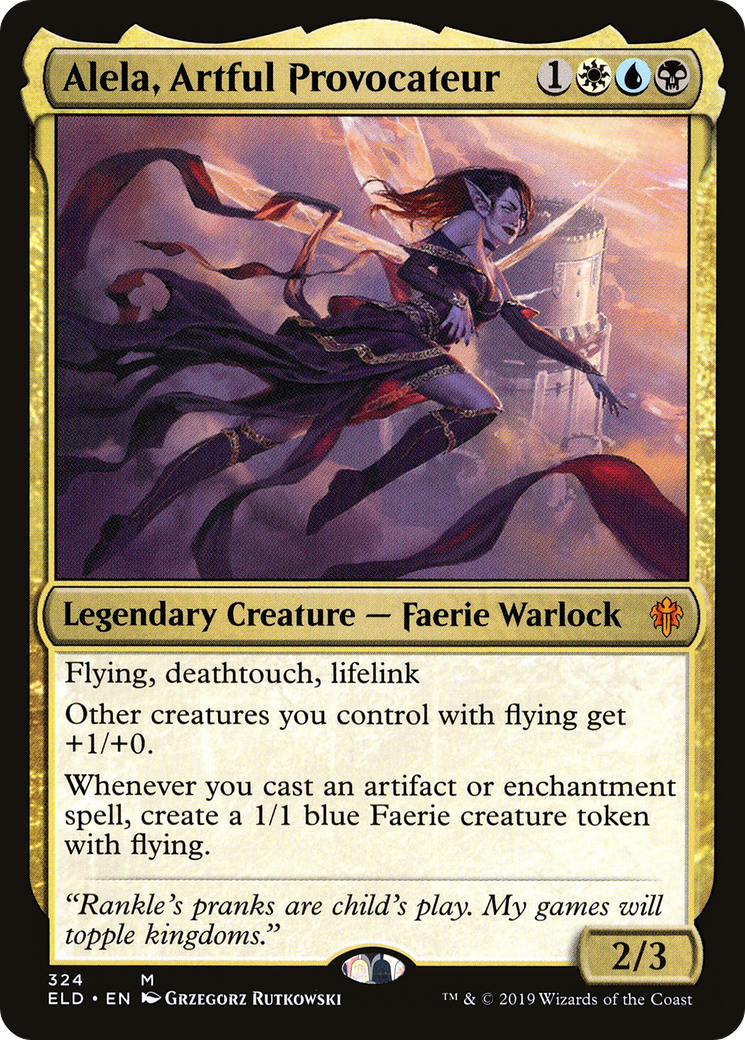 Alela, Artful Provocateur (ELD-324) [Throne of Eldraine]