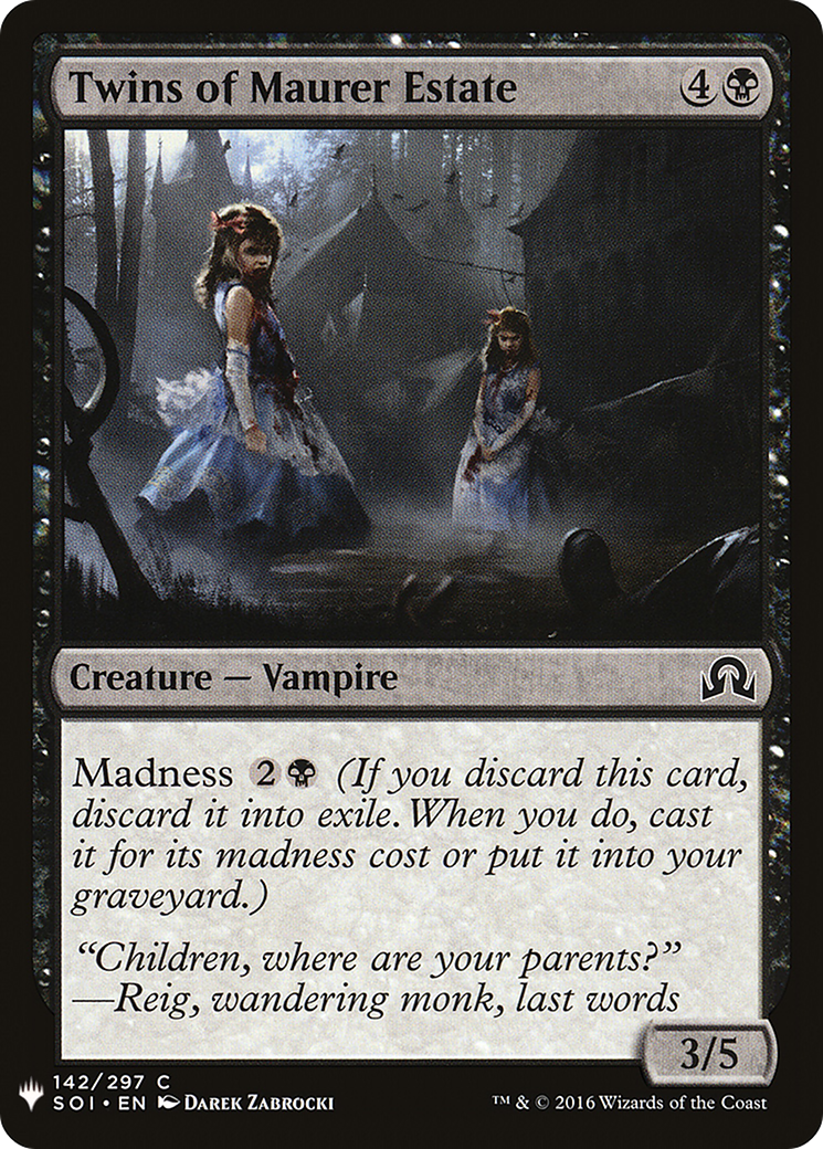 Twins of Maurer Estate (LIST-SOI-142) [The List]