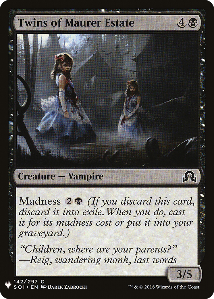 Twins of Maurer Estate (LIST-SOI-142) [The List]