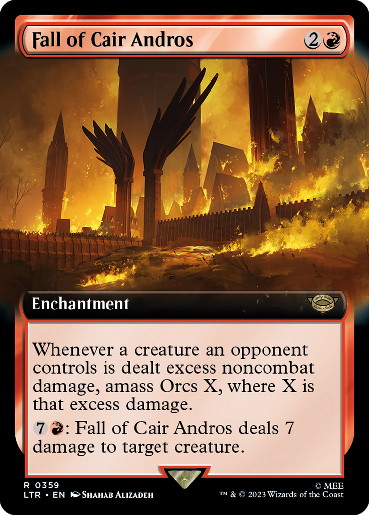 Fall of Cair Andros (LTR-359) [The Lord of the Rings: Tales of Middle-earth]: (Extended Art)