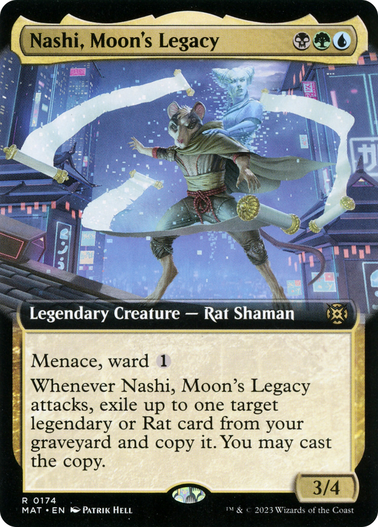 Nashi, Moon's Legacy (Extended Art) (MAT-174) [March of the Machine: The Aftermath]