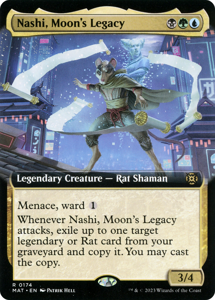 Nashi, Moon's Legacy (MAT-174) [March of the Machine: The Aftermath]: (Extended Art) Foil