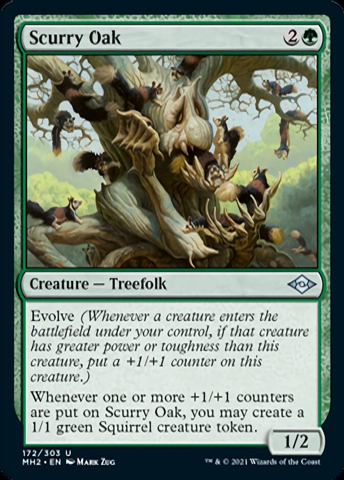 Scurry Oak (MH2-172) [Modern Horizons 2] Foil