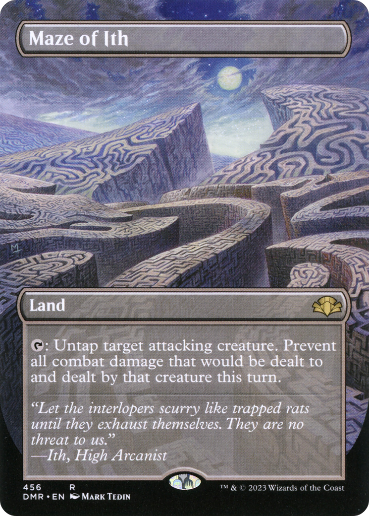 Maze of Ith (Borderless) (DMR-456) [Dominaria Remastered] Foil