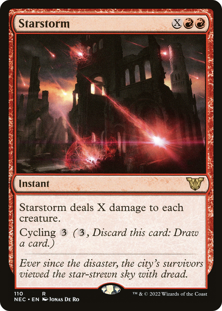 Starstorm (NEC-110) [Neon Dynasty Commander]