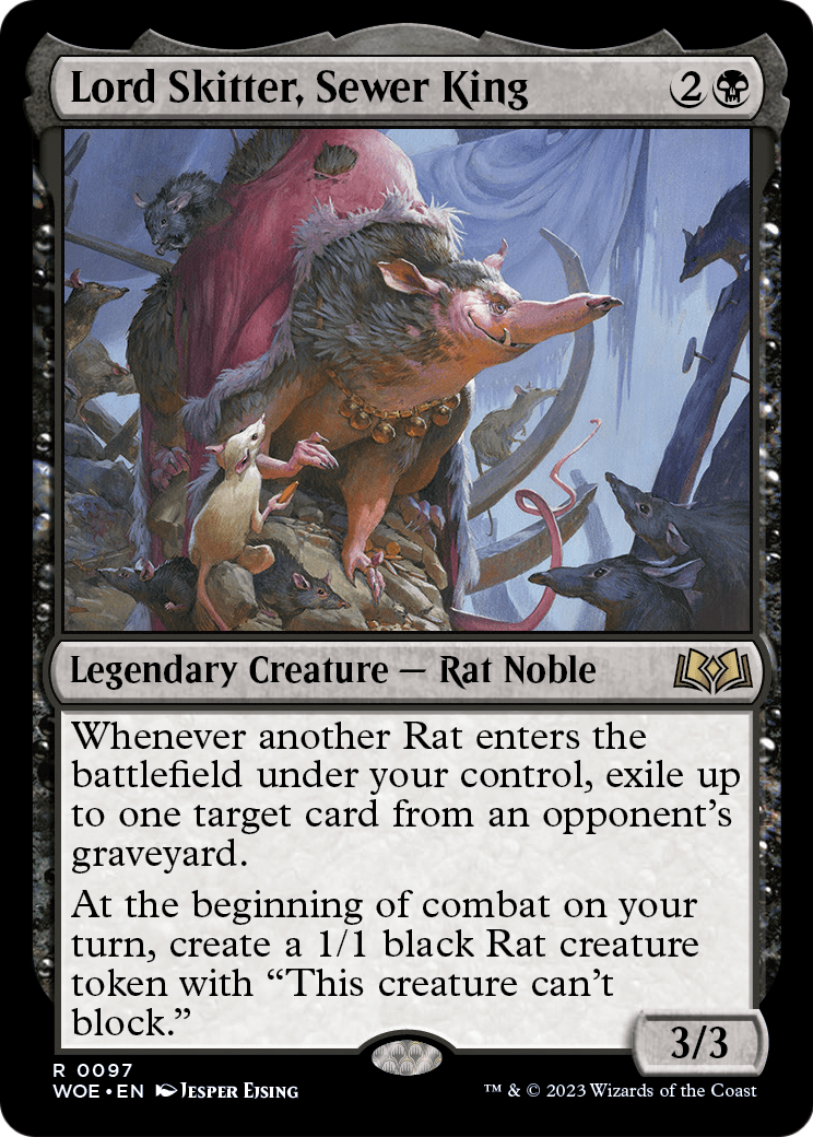 Lord Skitter, Sewer King (WOE-097) [Wilds of Eldraine]