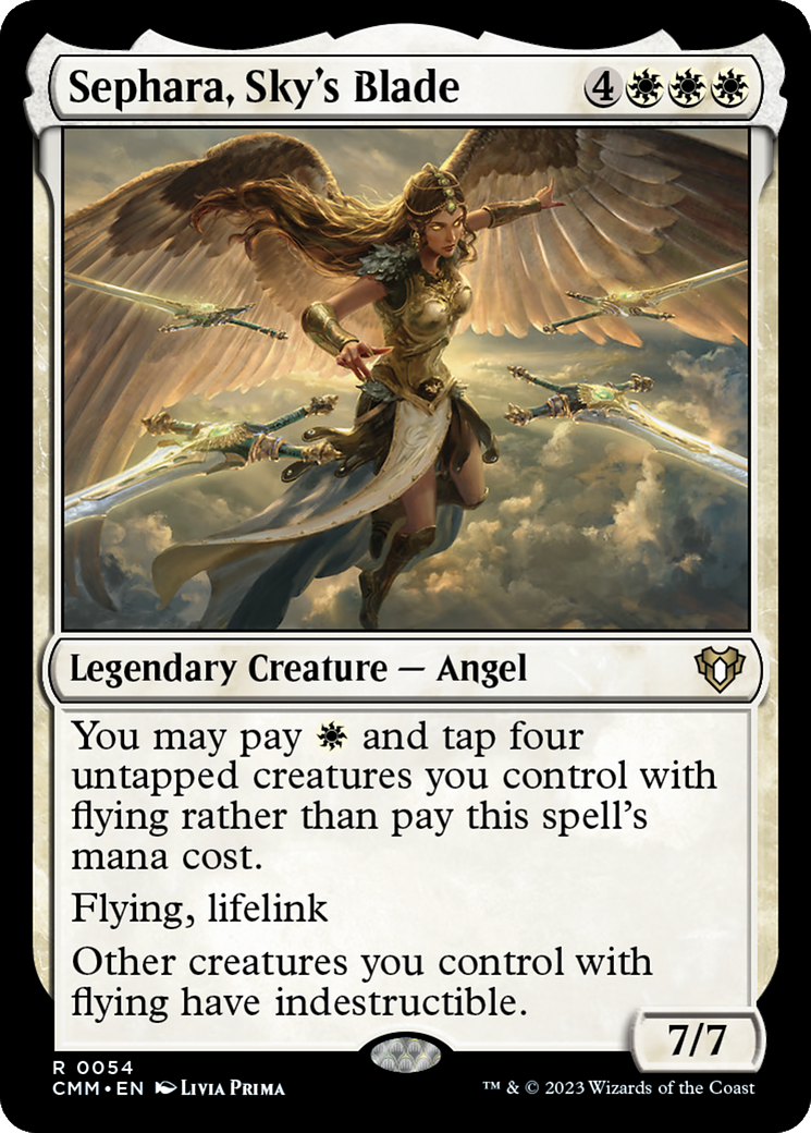 Sephara, Sky's Blade (CMM-054) [Commander Masters] Foil
