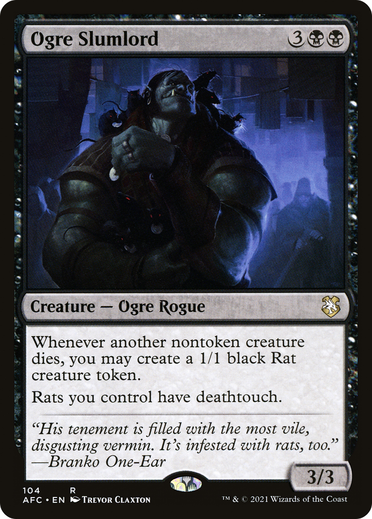 Ogre Slumlord (AFC-104) [Forgotten Realms Commander]