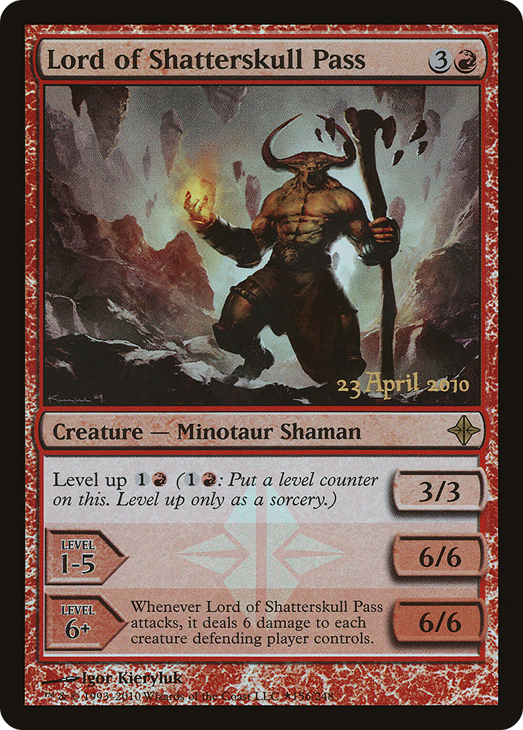 Lord of Shatterskull Pass (LARP-156★) [Rise of the Eldrazi Promos] Foil