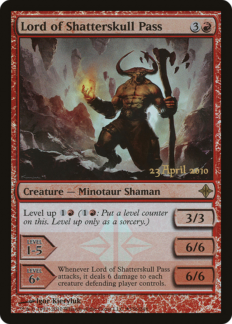 Lord of Shatterskull Pass (LARP-156★) [Rise of the Eldrazi Promos] Foil