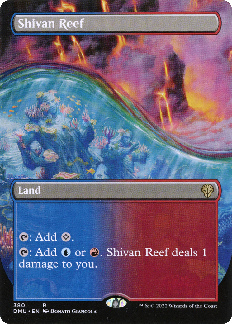 Shivan Reef (Borderless) (DMU-380) [Dominaria United]