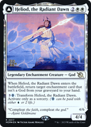Heliod, the Radiant Dawn // Heliod, the Warped Eclipse (PRE-17S) [March of the Machine Promos]: (enchantment) Foil