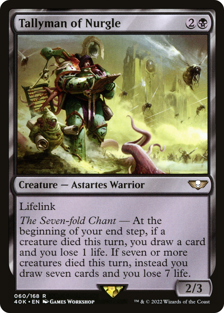 Tallyman of Nurgle (40K-060) [Warhammer 40,000 Commander]