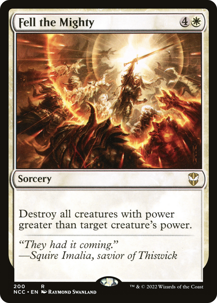 Fell the Mighty (NCC-200) [New Capenna Commander]
