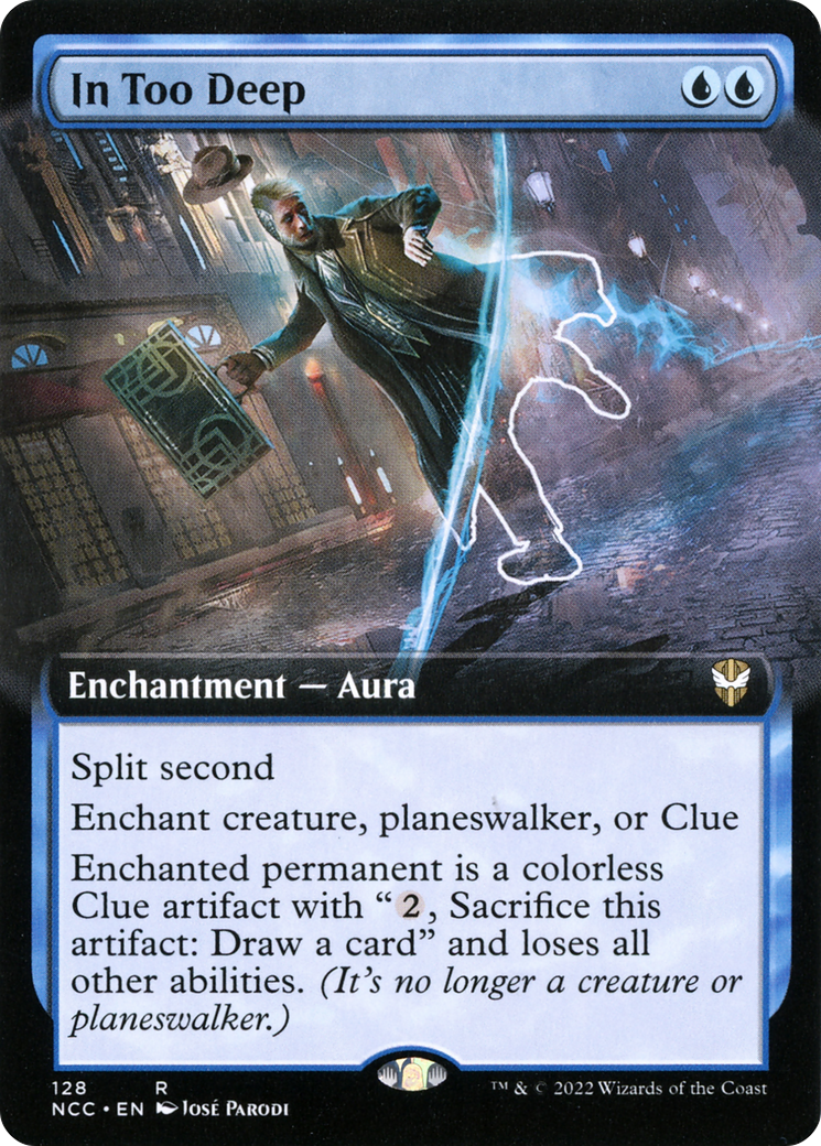 In Too Deep (NCC-128) [New Capenna Commander]: (Extended Art)