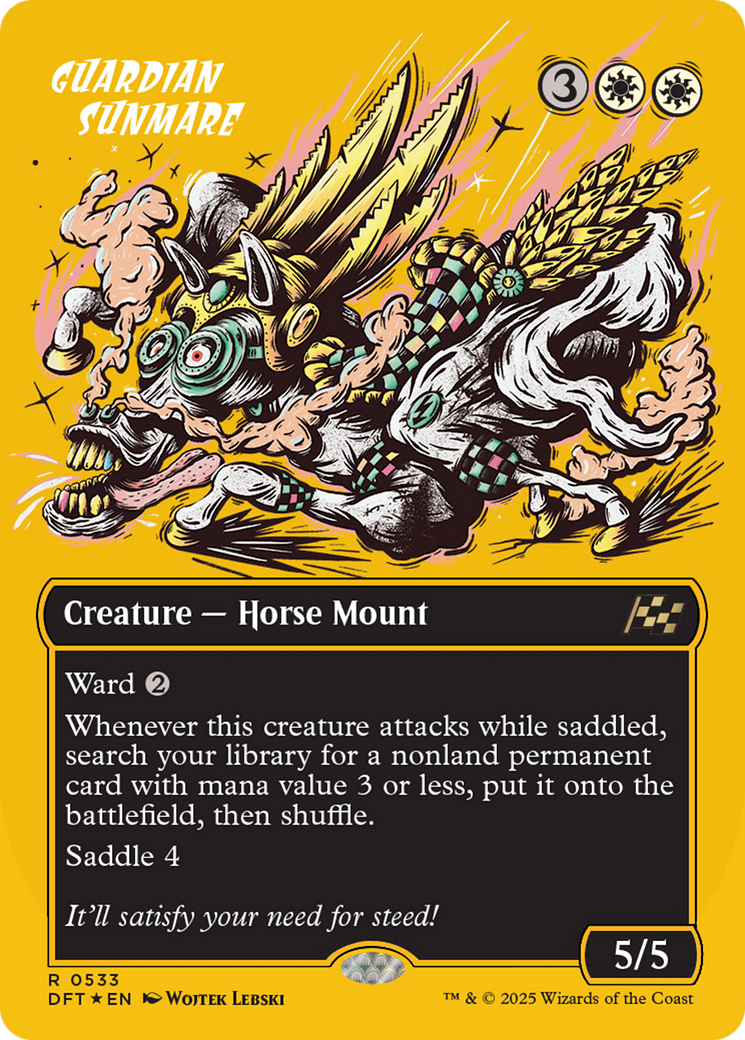 Guardian Sunmare (DFT-533) [Aetherdrift] (Borderless) Foil