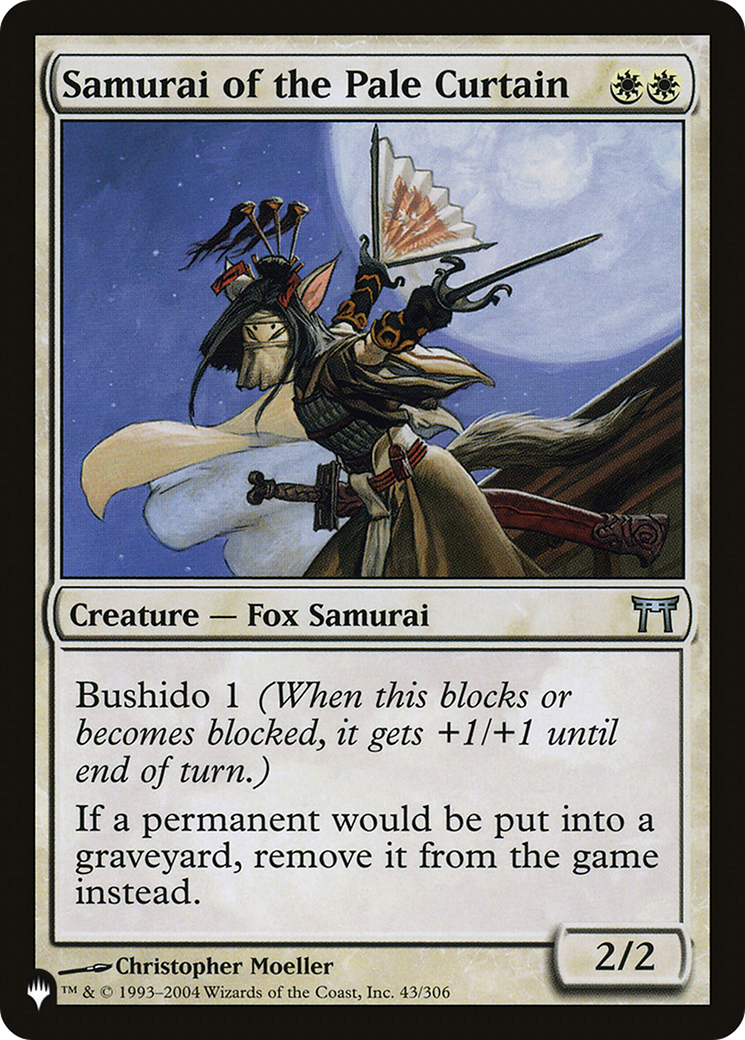 Samurai of the Pale Curtain (LIST-CHK-43) [The List]