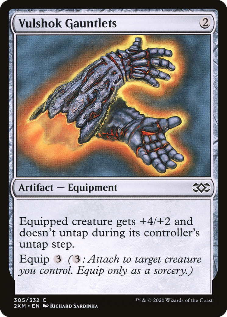 Vulshok Gauntlets (2XM-305) [Double Masters]