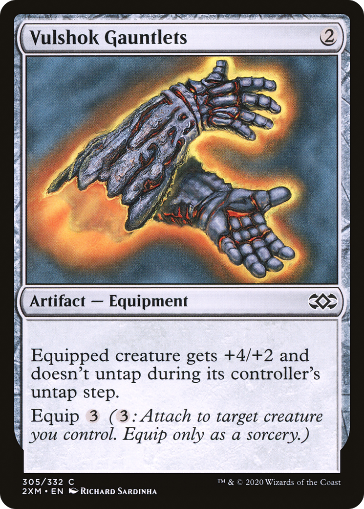 Vulshok Gauntlets (2XM-305) [Double Masters] Foil