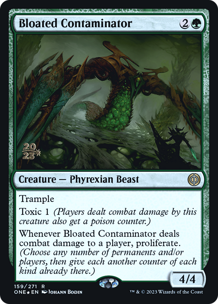 Bloated Contaminator (PRE-159S) [Phyrexia: All Will Be One Promos] Foil