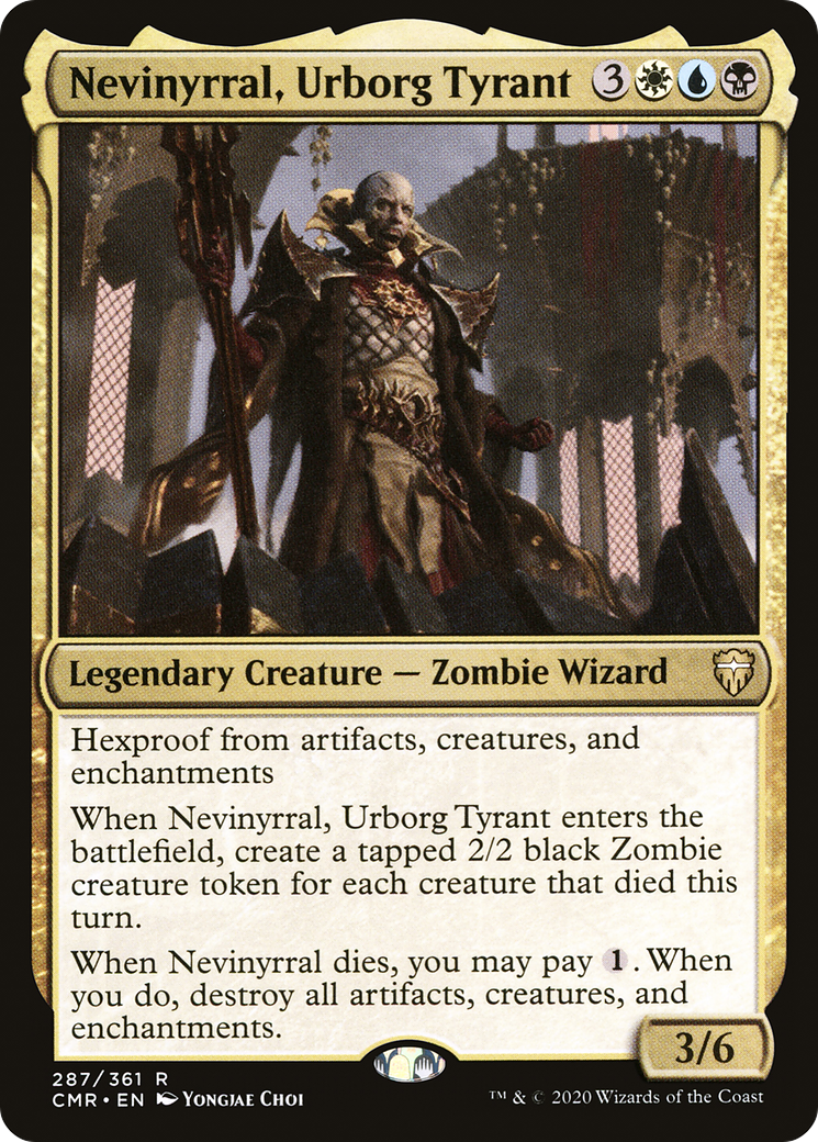 Nevinyrral, Urborg Tyrant (CMR-287) [Commander Legends] Foil