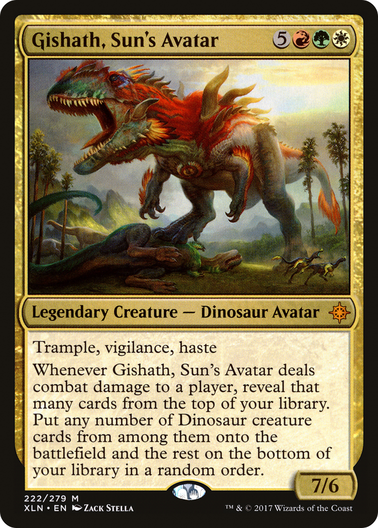 Gishath, Sun's Avatar (XLN-222) [Ixalan]