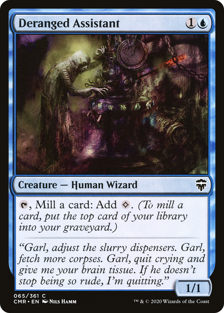 Deranged Assistant (CMR-065) [Commander Legends]