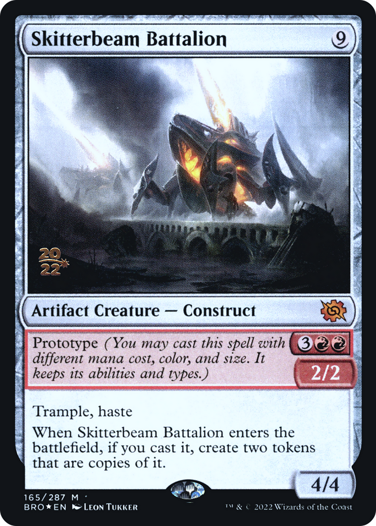 Skitterbeam Battalion (PRE-165) [The Brothers' War Promos] Foil