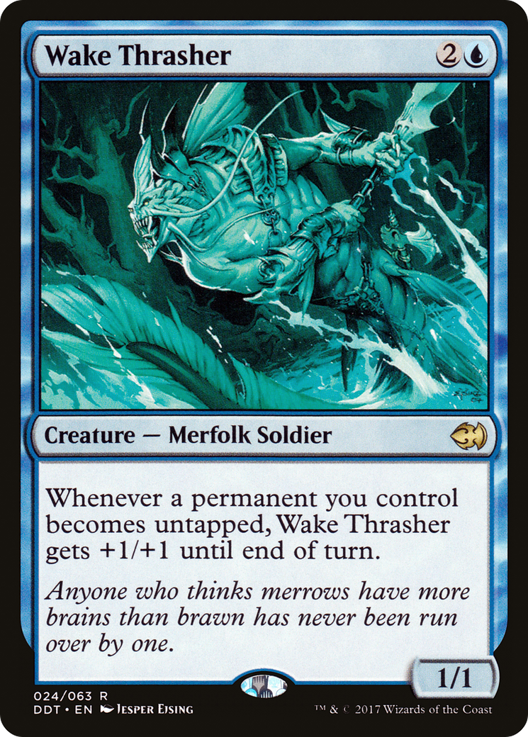 Wake Thrasher (DDT-024) [Duel Decks: Merfolk vs. Goblins]