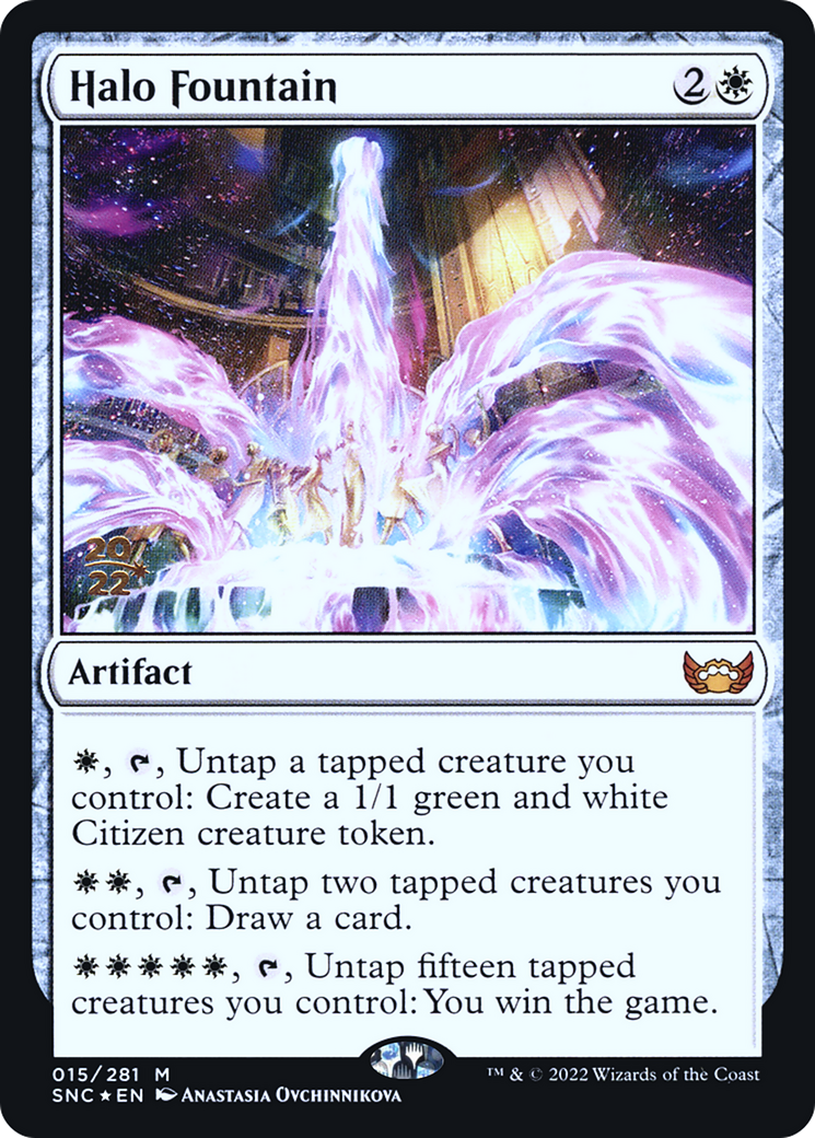 Halo Fountain (PRE-015) [Streets of New Capenna Promos] Foil