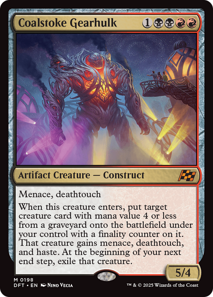 Coalstoke Gearhulk (DFT-198) [Aetherdrift] Foil